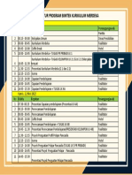 JADWAL KEGIATAN - Struktur Program Kurikulum Merdeka