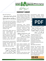 Buletin Dakwah 002 - HAKIKAT SABAR