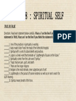 Quiz - Spiritual Self