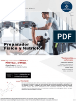 Preparador Físico y Nutrición