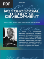 Erik Erikson's Psychosocial Theory of Development