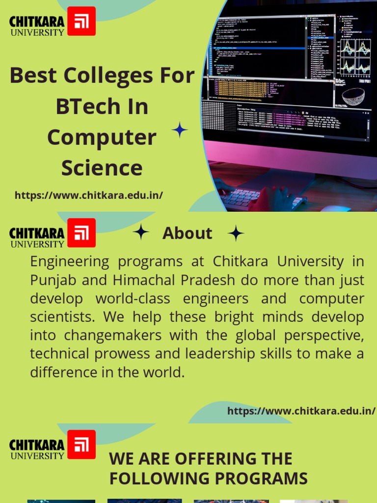 Best Colleges For BTech in Computer Science | PDF