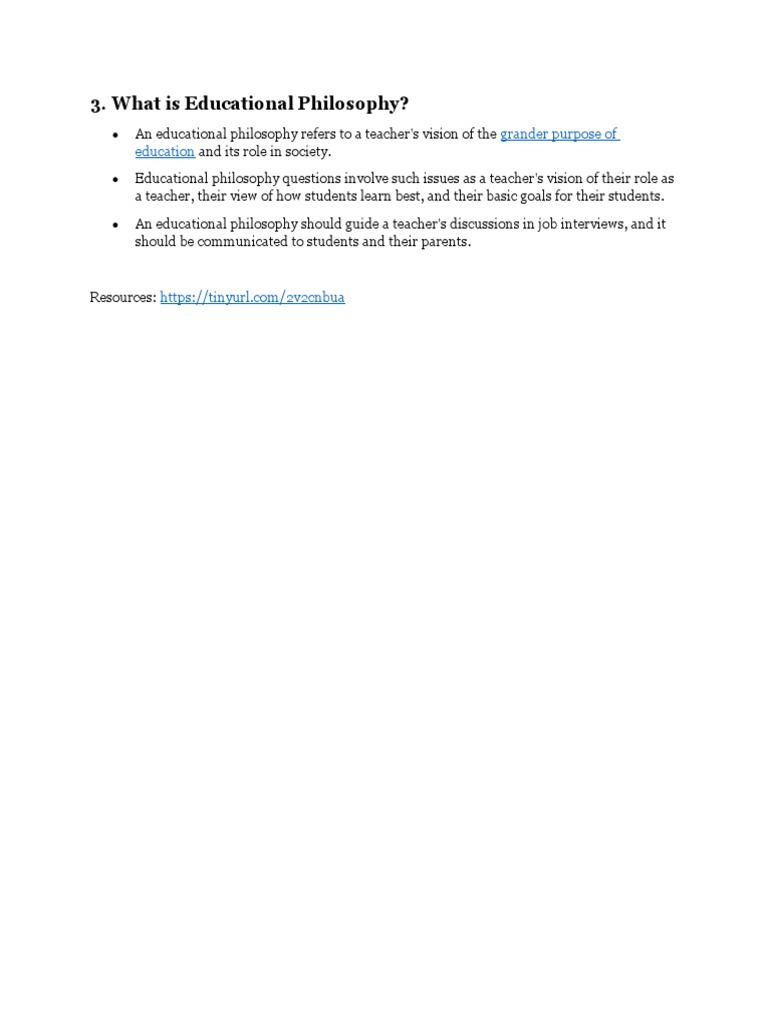 What Is Educational Philosophy PDF