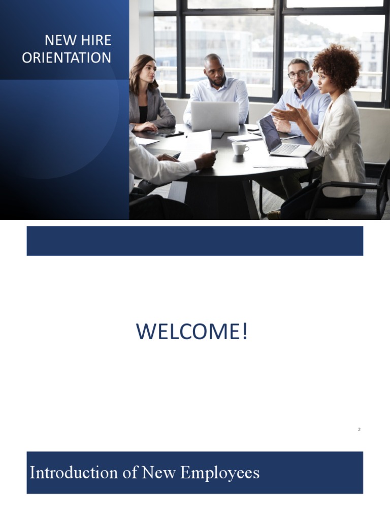 New Hire Orientation Overview | PDF | Employee Benefits | Insurance