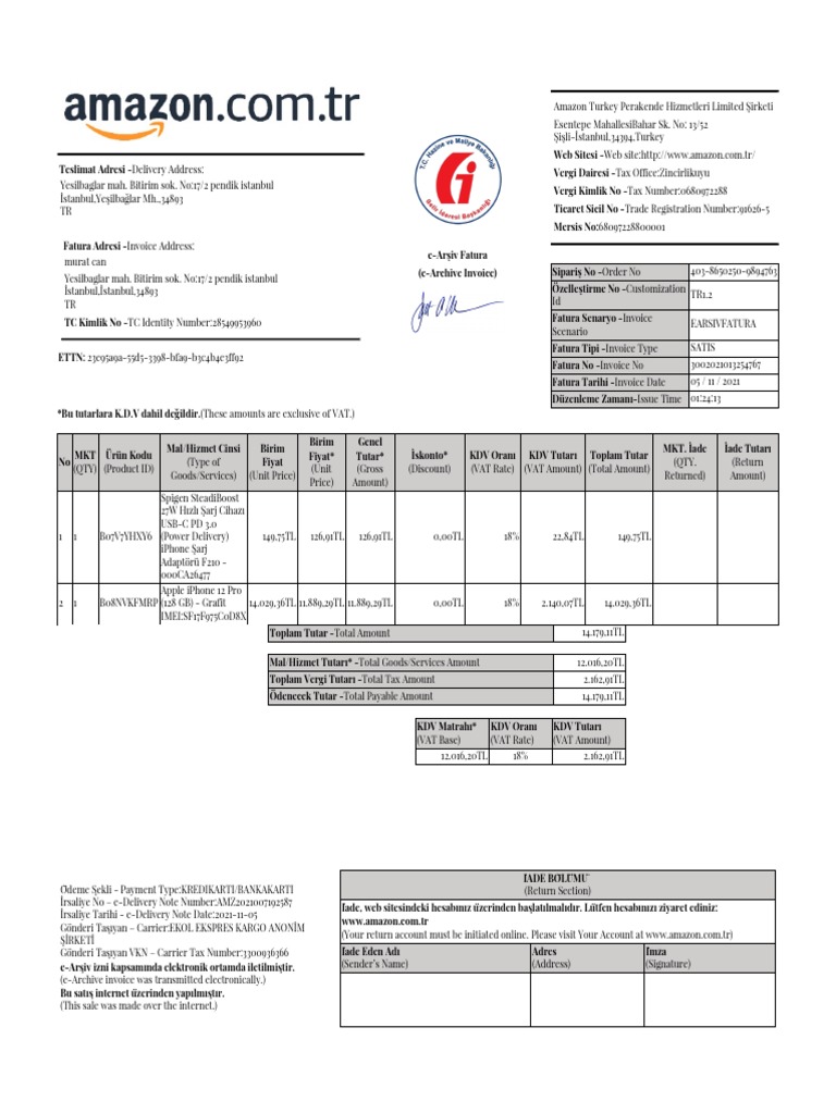 Invoice | PDF