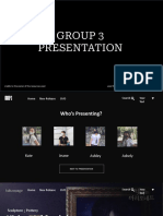 Group 3 Presentation