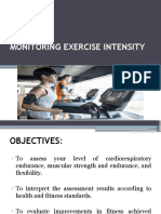Pe1 Lesson 6 Monitoring Exercise Intensity