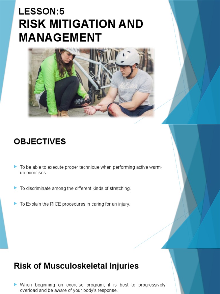 Pe1 Lesson 5 Risk Mitigation and Management | PDF | Flexibility ...