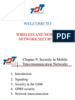 Part 9 - Security in Mobile Telecommunication Networks