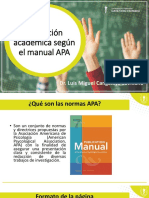 1 Redacción Académica Según El Manual APA
