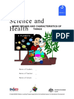 Science 3 DLP 2 - Sense Organs and Characteristics of Things