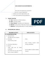 Detailed Lesson Plan in Mathematics PDF