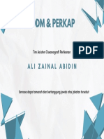 PDDM & Perkap PDDM & Perkap: Ali Zainal Abidin