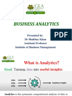 Lecture 3 - Business Analytics