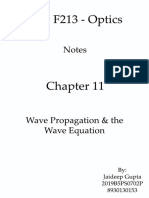 Chapter 11 - Wave Propagation - The Wave Equation