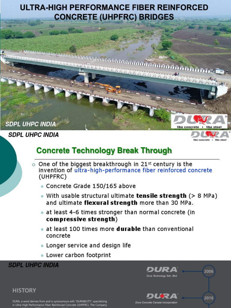 UHPFRC Bridges - Presentation Dated 07052022 - 221007 - 074633 | PDF ...