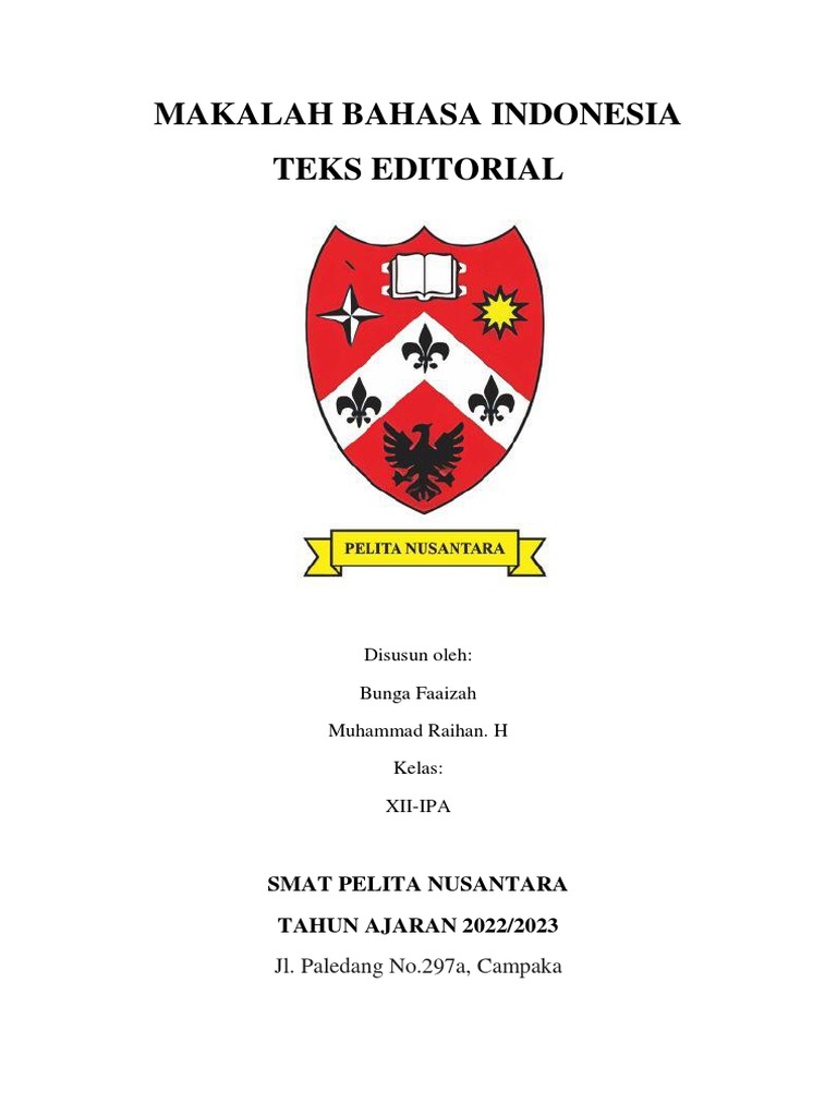 Makalah Bahasa Indonesia Bunga Dan Raihan | PDF | Karier & Perkembangan ...