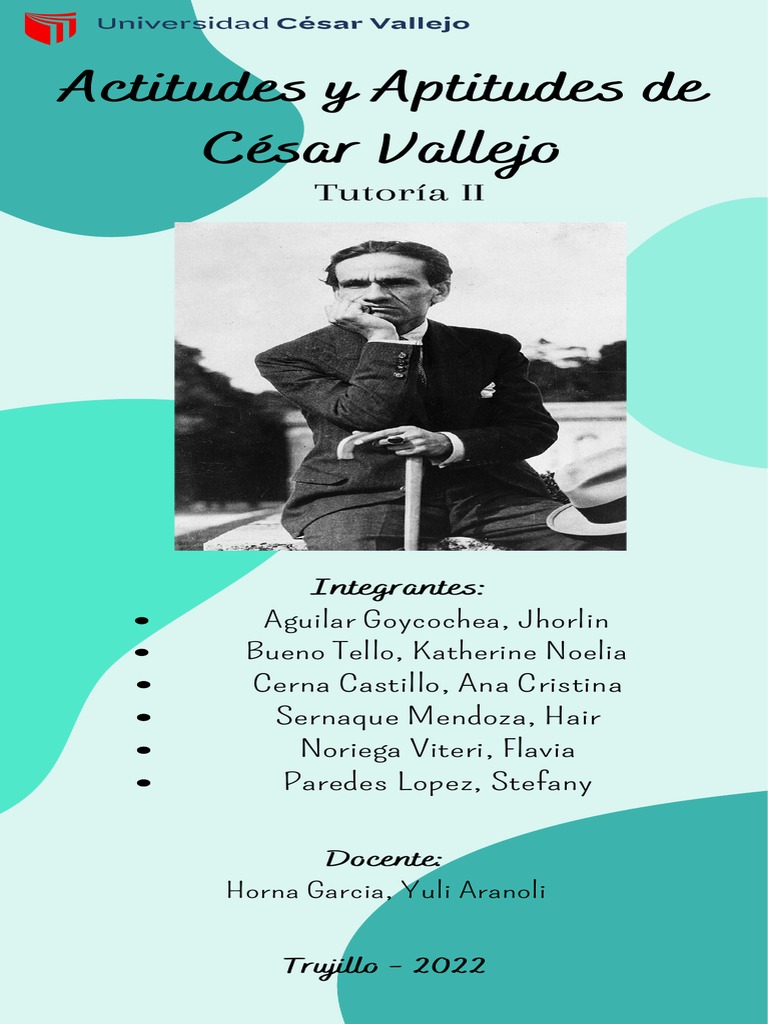 Infografía++de+actitudes+y+aptitudes+de+César+Vallejo | PDF