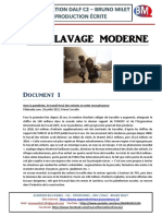 2022 - Dalf C2 - Production Écrite - L'esclavage Moderne
