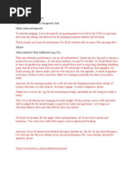BNCHS Mass Induction Program Script | PDF