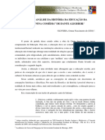 Análise Da História Da Educação Na Divina Comédia