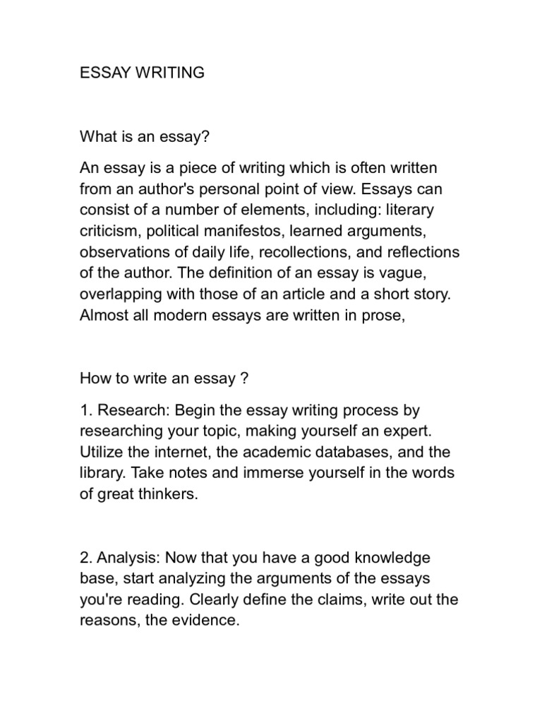 how to write an introduction to an essay movie