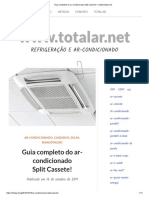 Guia completo do ar-condicionado Split Cassete! – www.totalar.net