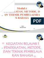 Pembelejaran Bahasa Indonesia Di SD - Muhammad