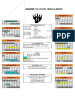 Gladewater ISD 2010-2011 School Calendar and Testing Dates