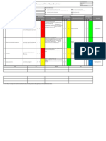 Risk Assessment Form - Shifting of Materials From Contractor Yard To New Construction Area