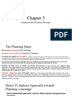 Planning Business Message