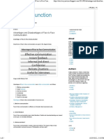 Articles Junction Advantages and Disadvantages of Face To Face Communication