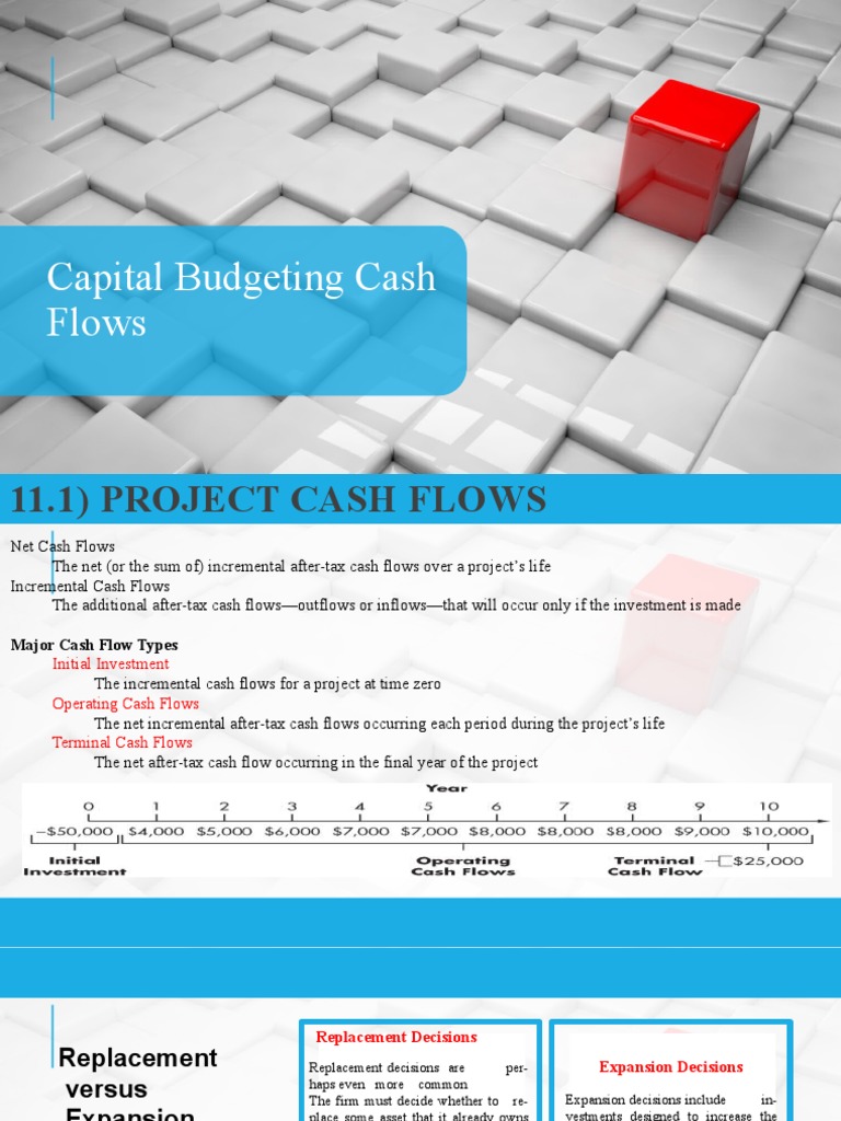 Capital Budgeting Cash Flows Pdf Depreciation Book Value