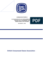 BCGA GN8-Catalogue of Gas Container Marks Used by Bcga Members and Their Inspection Bodies