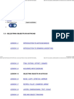 1.5 Selecting Object in Autocad