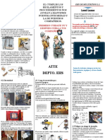 Triptico de Riesgos en Construccion