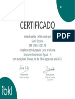 Certificado Ibkl Sca