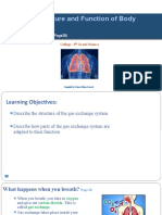 6th Forms Science - Structure and Function of Body Systems - 2.2 Gas Exchange