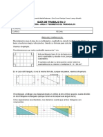 GUÍA No 2 DE GEOMETRÍA - ÁREA Y PERÍMETRO DE TRIÁNGULOS