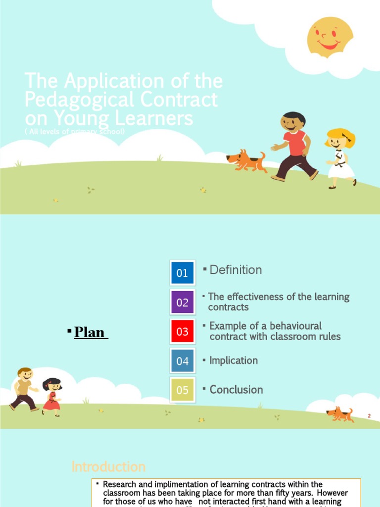 The Application of The Pedacogical Contract On Young | PDF | Learning ...