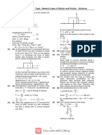 Physics Newton's Laws of Motion and Friction Solutions