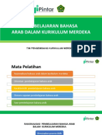 Pembelajaran Bahasa Arab Dalam Kurikulum Merdeka