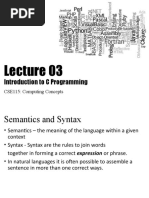 Introduction To C Programming: CSE115: Computing Concepts