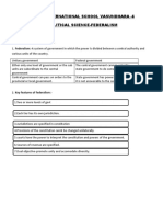 AISV6 - X - Political Science - Federalism - RR