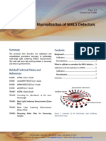 TN3000 - Calibration and Normalization of MALS Detectors Rev A