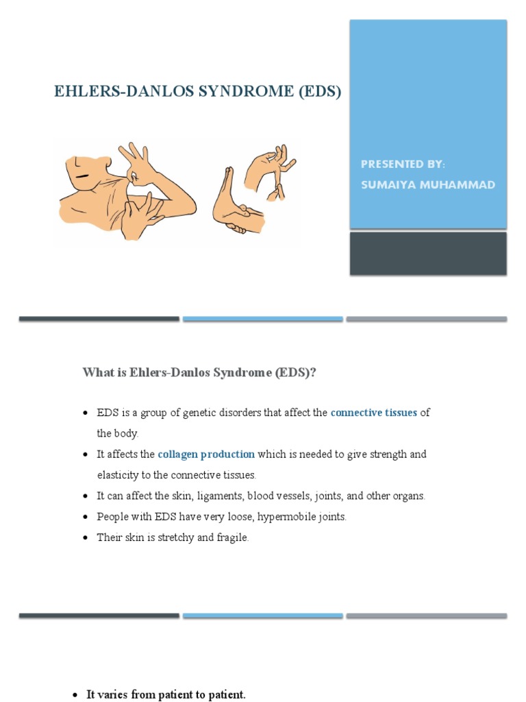 Ehlers-Danlos Syndrome (Eds) : Presented By: Sumaiya Muhammad ...