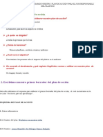 ¿Con Qué Finalidad Vamos A Elaborar Nuestro Plan de Acción? ¿En Qué Tiempo?