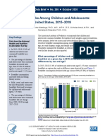 Breakfast Intake Among Children and Adolescents: United States, 2015-2018