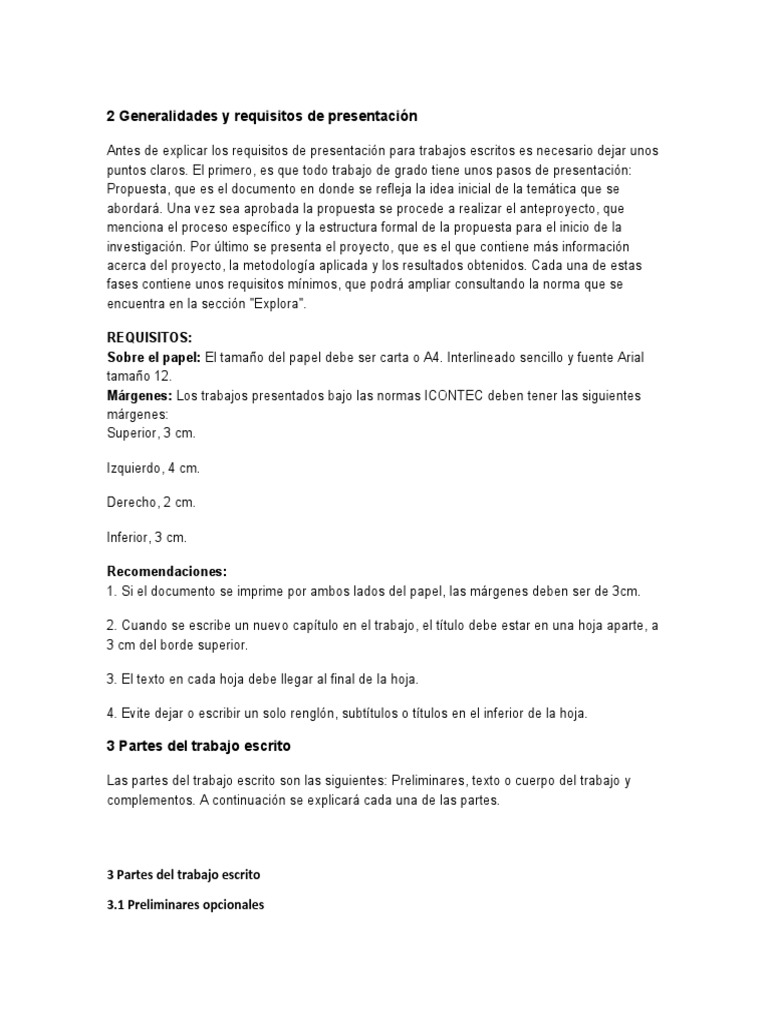 Norma Icontec Explicación | PDF | Caso de carta