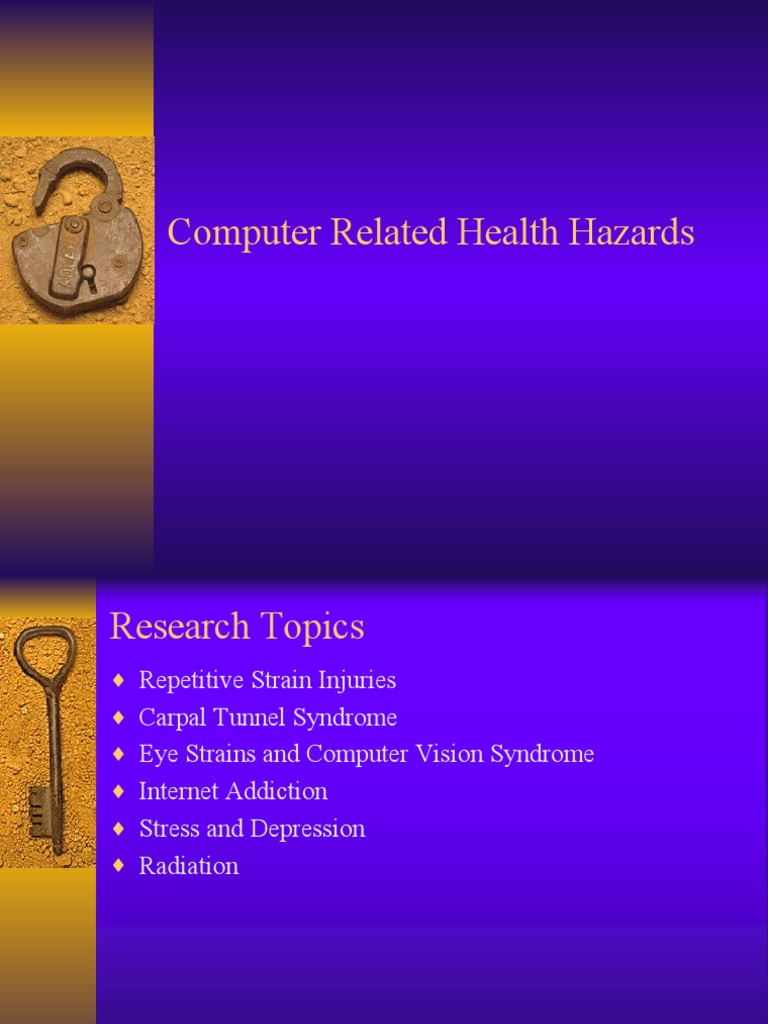 Computer Related Health Hazards | PDF | Hand | Carpal Tunnel Syndrome